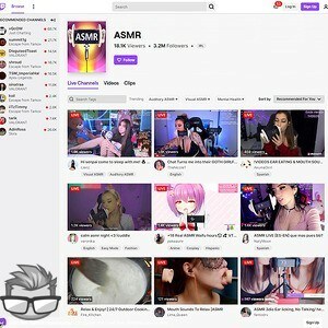 Twitch ASMR - twitch.tvdirectorygameASMR