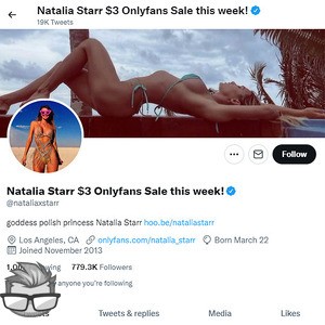 Natalia Starr - twitter.comnataliaxstarr