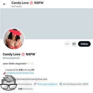 Candy Love Twitter - twitter.comimcandylove1