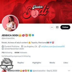 Jessica Sodi Twitter - twitter.comjessicasodixx