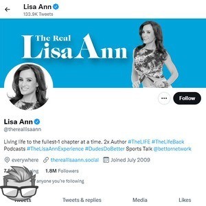 Lisa Ann Twitter - twitter.comthereallisaann