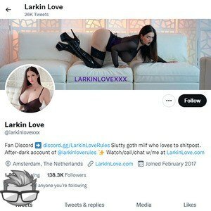 Larkin Love - twitter.comlarkinlovexxx