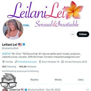 Leilani Lei Twitter - twitter.comleilanileixxx