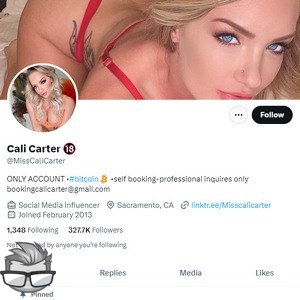 Cali Carter Twitter