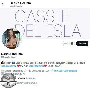 Cassie Del Isla - twitter.comcassie_ibiza