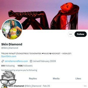 Skin Diamond Twitter - twitter.comskin_diamond