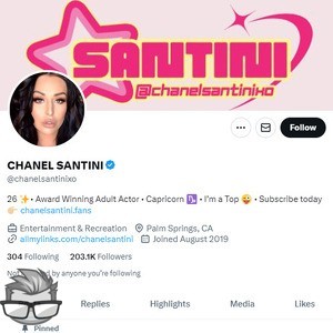 Chanel Santini Twitter (TS)
