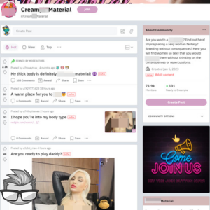 Creampie Material