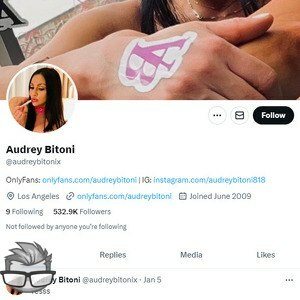 Audrey Bitoni Twitter - twitter.comaudreybitonix