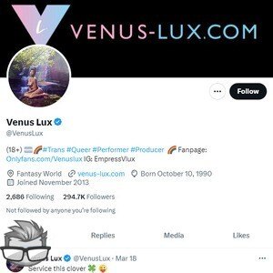 Venus Lux Twitter (TS) - twitter.comvenuslux