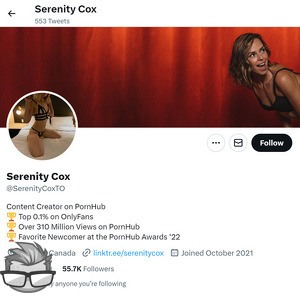 Serenity Cox - twitter.comserenitycoxto