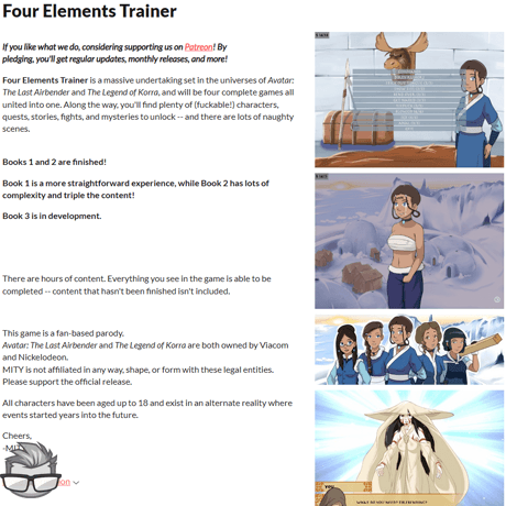 Four Elements Trainer - mity.itch.iofour-elements-trainer