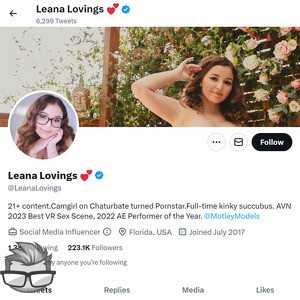 Leana Lovings Twitter - twitter.comLeanaLovings