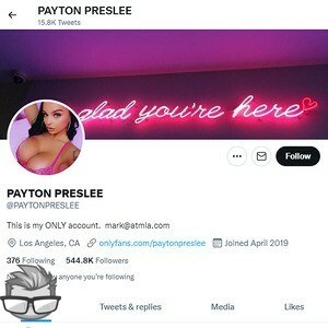 Payton Preslee - twitter.compaytonpreslee