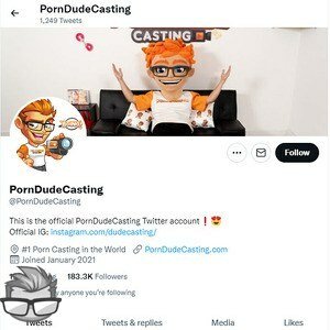 PornDude Twitter - twitter.comporndudecasting