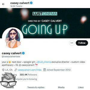 Casey Calvert - twitter.comcaseycalvertxxx