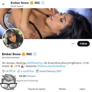 Ember Snow - twitter.comembersnowxxx