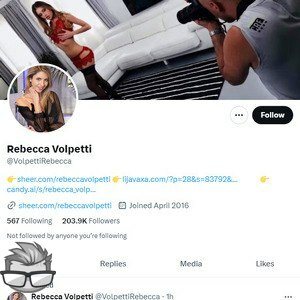 Rebecca Volpetti Twitter - twitter.comvolpettirebecca