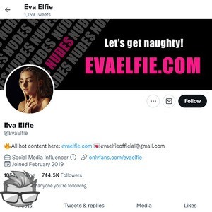 Eva Elfie Twitter