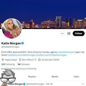 Katie Morgan Twitter - twitter.comthekatiemorgan