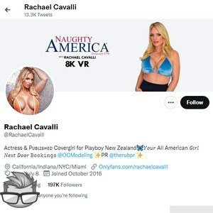 Rachael Cavalli - twitter.comrachaelcavalli