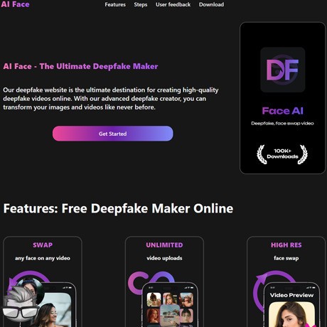 DeepfakeX - app.deepfakex.ai#auth