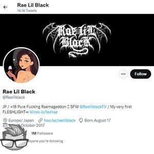 Rae Lil Black Twitter - twitter.comraelilblack