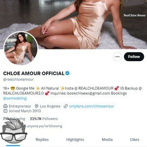 Chloe Amour Twitter - twitter.comrealchloeamour