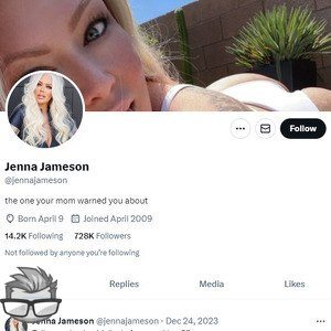 Jenna Jameson Twitter - twitter.comjennajameson