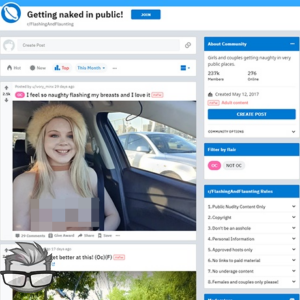 FlashingAndFlaunting