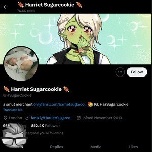 Harriet Sugarcookie Twitter