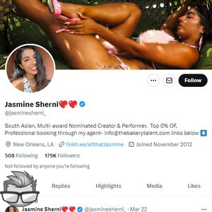 Jasmine Sherni Twitter