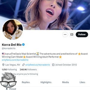 Korra del Rio Twitter (TS)