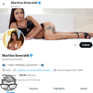 Martina Smeraldi Twitter