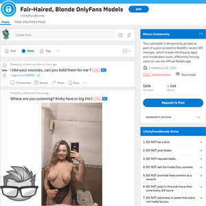 OnlyFans Blonde