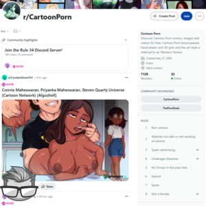 Reddit Cartoon Porn
