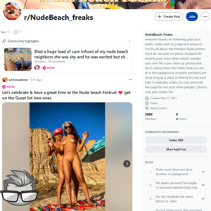 Reddit Nude Beach Freaks