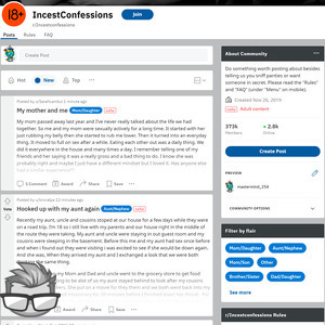 Reddit Taboo Confessions