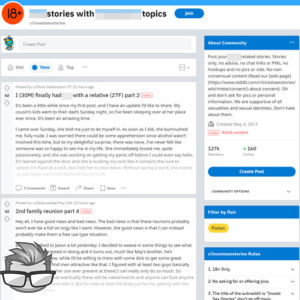Reddit Taboo Sex Stories