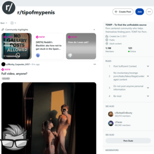 Reddit Tip Of My Penis