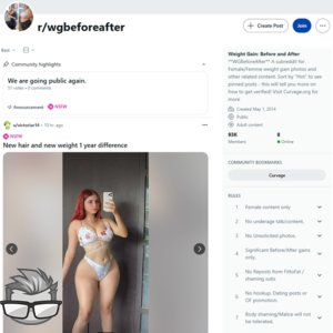 Reddit Weight Gain Before After