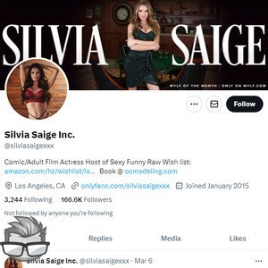 Silvia Saige Twitter