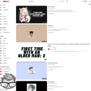 YouTube NSFW ASMR